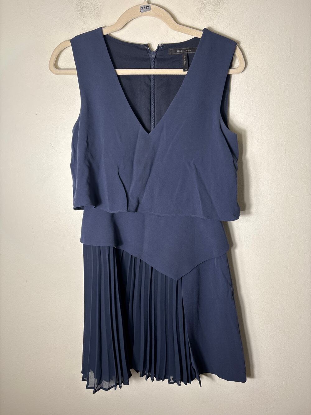 BCBG Navy Ink Abiena Dress Sz 2
